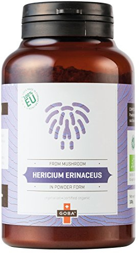 Goba BIO Hericium Erinaceus Pulver (100g) [aus Slowenien] Tausendkraut