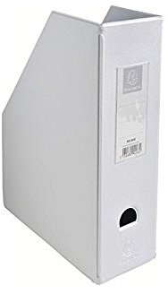 EXACOMPTA Lot de 3 Portes revue Dos 100mm PVC Blanc