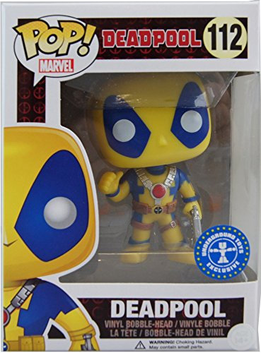 Funko PDF00005599 - Pop - Marvel - Deadpool - Yellow Costume 112 - Black/Grey