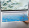 Keyboard Cover Skin Compatible HP Envy x360 15.6 15-dr1010nr 15m-dr1012dx / HP Pavilion x360 15-BR075NR / HP Pavilion 15-BS 15-BW 15-CC 15-CB 15-CD Keyboard Covers(Omber Sky Blue)