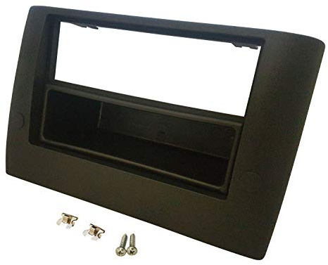 Ciscar Export 73-07.06-3G Marco adaptador radio coche, 1 DIN con cajón compatible con Fiat Stilo 2001-2008