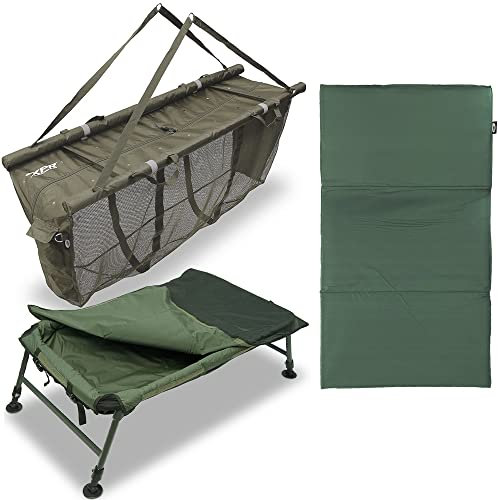 DNA Leisure NGT XPR Floating Sling Deluxe Waterproof Cradle Adjustable Legs Top Cover & Quick Folding Mat Carp Fishing