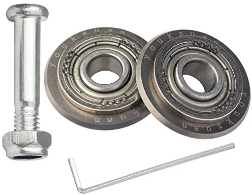 youkzuan 2pcs Fliesenschneider Räder Ersatz, 22mm (7/8 Zoll) Wolfram-Karbid Fliese Scoring Rad, zum Schneiden von Fliesen/Glas Scoring