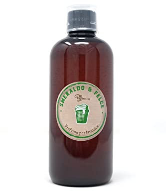 Profumo per lavatrice 500ml Smeraldo e Felci. Una fragranza spiccatamente floreale con una intensità impareggiabile.