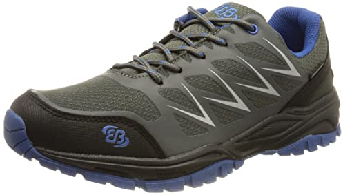 Brütting Unisex Norwalk Walkingschuhe, grau/blau, 37 EU