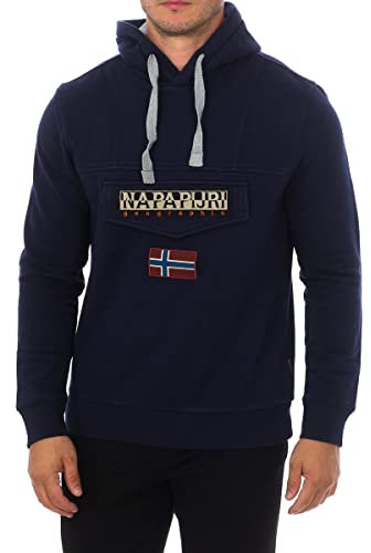 NAPAPIJRI Burgee Hoodie Winter - Blue Marine -M