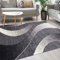 Mazovia Modern Teppich - Kurzflor - Teppich für Wohnzimmer, Schlafzimmer, Esszimmer - ÖKO-TEX Wohnzimmerteppich, Robust und pflegeleicht, Niedrige Florhöhe – Teppiche - grau 70 x 200 cm