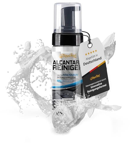 ShinyChiefs Velours Reiniger - Hochwirksamer Aktivschaumreiniger für Autositze - Velours Reiniger & Pflegemittel, Mikrofaser & Textilien - farbauffrischender Polsterreiniger für Autositze, 200ml