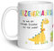 Bedruckte Tasse mit Spruch - Erziehersaurus - Herzliche Geschenke - Geschenk für Erzieher zum Kindergarten Abschied - Geschenk als Dankeschön für Ihn - Farbe Erzieher Weiß