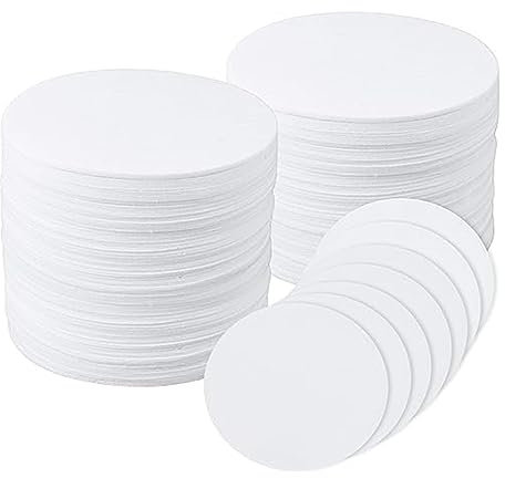 Lot de 170 fours à micro-ondes ronds en fibre de céramique haute température de 11,9 cm pour de verre, four facile à utiliser