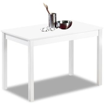 ASTIMESA Mesa de Cocina, Blanco, 110 cm x 70 cm
