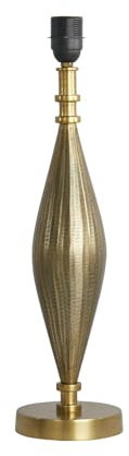Support pour lampe de table en laiton antique E27 H : 50 cm grand Laiton véritable Classique Pied de lampe Lampe de table