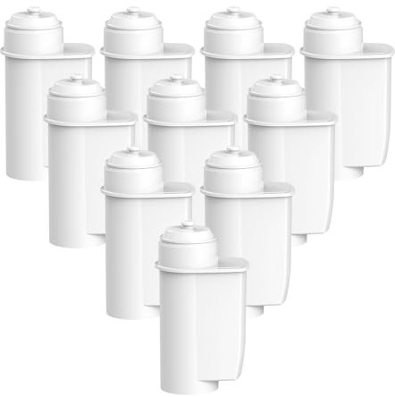 AQUA CREST Wasserfilter Ersatz für Brita® Intenza; Siemens® TZ70033, TCZ7003, EQ. Serie; Bosch® 12008246 - einschließlich Verschiedener Modelle von Neff® & Gaggenau®, PFAS, PFOA/PF0S Reduzieren(10)