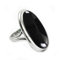 Large Oval Gemstone Handmade Jewelry, 925 Sterling Silver Tribal Ring, Engagement Gifts for Couples, Birthday Gifts for Men, Fathers Day Gifts, Promise Ring, Mens Gifts (Size 9, Black Onyx)