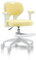 SAINUO Kinder Bürostuhl Schreibtischstuhl Ergonomischer Jugenddrehstuhl, Kinderdrehstuhl Höhenverstellbar mit Verstellbare Fußstütze für 3-18 Kinder Jahre alt für Zuhause, Schule-Yellow