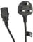 1.8m Black Kettle Lead 3-Pin Power Plug Replacement for Dell, HP, PC, Monitor