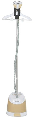 HOMCOM Clothes Steamer, Upright Garment Steamer Wrinkle Remover with Large 1.8L Water Tank, Adjustable Height, for Home Clothing, Curtains, Wedding Dresses, Silk, Sofa, Gold Tone