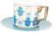 Homoyoyo Kaffeetasse Mit Untertasse Aus Keramik - 300ml - Elegantes Design Mit Bösem Blick Nazar Augen Ideal Für Kaffee Tee Oder Cappuccino Perfekt Für Zuhause Und Büro Tischdeko