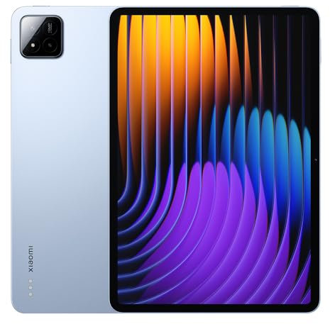 Xiaomi Tablette Pad 7, WiFi, 12 + 256 Go, écran 3,2 K 144 Hz, plate-forme mobile, Snapdragon® 7+ Gen 3, alimentée par HyperOS, batterie massive 8850 mAh, charge turbo 45 W, version WiFi (bleu)