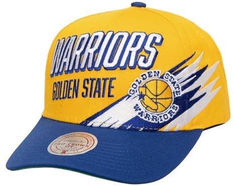 Mitchell & Ness NBA Zoom Snapback Cap Golden State Warriors Yellow