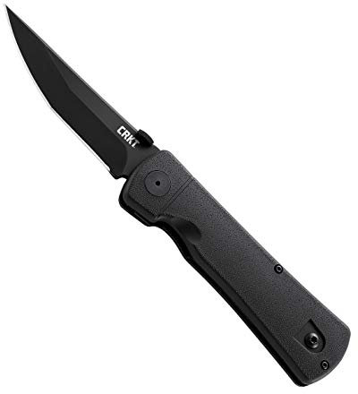 Columbia River Knife & Tool Taschenmesser Hissatsu Folder Glatt, Schwarz, 2903