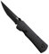 Columbia River Knife & Tool Taschenmesser Hissatsu Folder Glatt, Schwarz, 2903