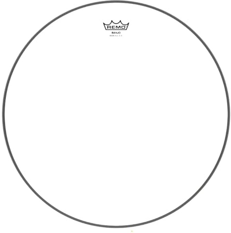 Remo Banjo Head, Clear, 11-inch Diameter, High Collar