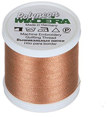 Madeira 9845-1926 Stickgarn aus Polyester, 2-lagig, 40 W, bernsteinfarben