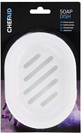 Chef Aid Porte-Savon en Plastique Blanc