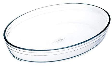 ô Cuisine Ocuisine Glasschale, oval, Boro-Ofen, 35 x 25 x 7 cm
