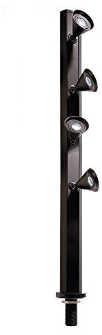 LED Displayleuchte KARVA IV, 24V DC, 4,8W, 6000K, schwarz EEK: A+