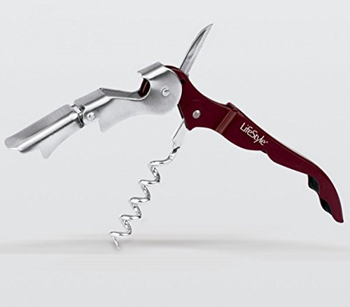 Life Style - Sacacorchos Profesional - 2 Tiempos - Vinotinto