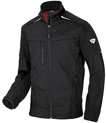 BP 1992-570-32 Hybrid-Arbeitsjacke - Gefütterter Stehkragen - Ergonomische Ärmel - Reines Polyester - Normale Passform - Größe: 44/46n - Farbe: schwarz