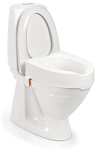 Etac 80301520 Toilettensitzerhöhung ohne Deckel, modernes Design, glänzend, leicht anzubringen