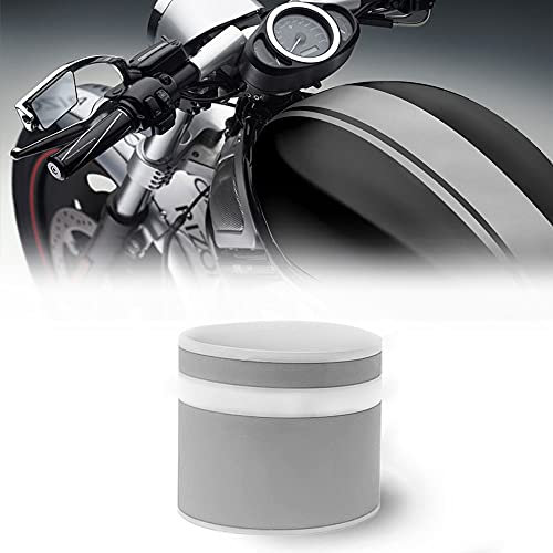 4R Quattroerre.it Strisce Adesive Moto Bike Racing Stripe 2 Fili, Argento, 8 cm x 2 m