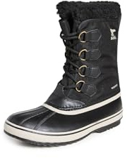 Sorel 1964 PAC NYLON WATERPROOF Schneestiefel für Herren, Schwarz (Black x Ancient Fossil), 41.5 EU