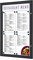 Tableau d'Affichage Extérieur avec Profil Noir 4xA4