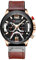 CURREN Herren-Armbanduhr, Quarz, analog, Kalender, Armbanduhr für Herren, modisch, wasserdicht, mit Lederarmband, Braun, Chronograph, Quarz-Uhrwerk
