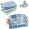 LessMo Bac à glaçons, 3 PCS pour glaçons en Silicone avec couvercles Anti-éclaboussures,Flexibles, Faciles à Extraire des Glaçons, Convient pour les Cocktails, le Whisky (Coloré)