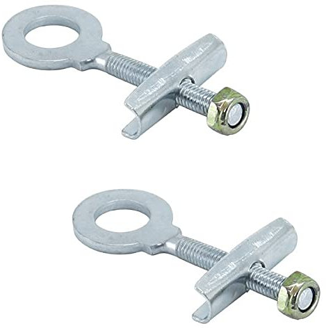 Cyclingcolors 2x tensor de cadena M6 x 100 tornillos con tuerca y pinza para moto
