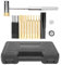 Nikou Punch Set, 17Pcs Punch Fixed Pin Roll Pin Driver Set Double Head Hammer Brass Stainless Steel Maintenance Tool with Plastic Box for Home Industry Gunsmithing Maintenance