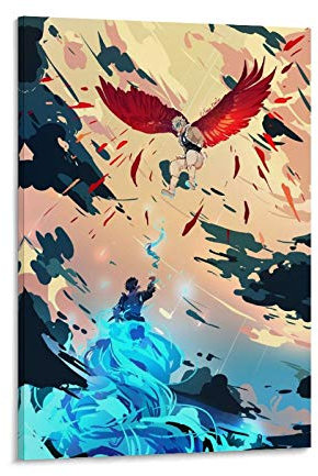 DANSHI Hawks Bnha Wallpaper Phone Poster dekorative Malerei Leinwand Wandkunst Wohnzimmer Poster Schlafzimmer Malerei 12x18inch(30x45cm)
