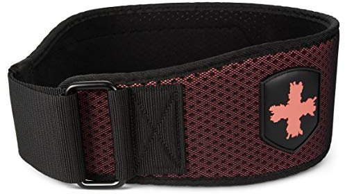 Harbinger Damen Hexcore Gewichthebergürtel, Korallenrot, 30-34 inch