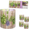 alles-meine.de GmbH 5 Stück - kleine Tischlichter Motiv frei wählbar Lavendel - Kräuter - Blumen & Blüten 10 cm - Licht - für Teelichter/Batterie LED Lichter & Kerzen - W..
