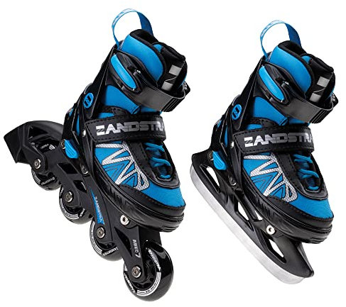 Zandstra 2-in-1 Schlittschuhe/Skate Combo Junior (verstellbar) - 29-32