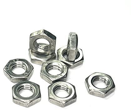 M4 (4mm) Hex Half Lock Nut - A2 Stainless Steel (Pack of 20)