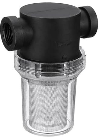 VerRich Filtro de bomba de agua G3/4 25mm 40 malla en línea filtro de riego de tubería de agua para agua de entrada