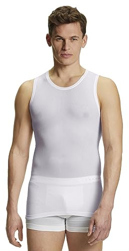 FALKE Herren Baselayer-Shirt Ultralight Cool M S/l Sh Funktionsmaterial schnelltrocknend 1 Stück, Weiß White 2860, XXL