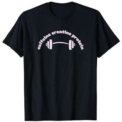 Gym Oversized Caffeine Creatine Protein Pump Cover Men Women T-Shirt