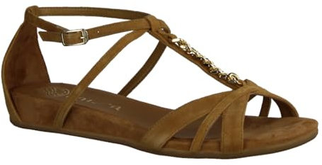Unisa Sandalette AITOR, Rauleder, Braun, Damen EU 40